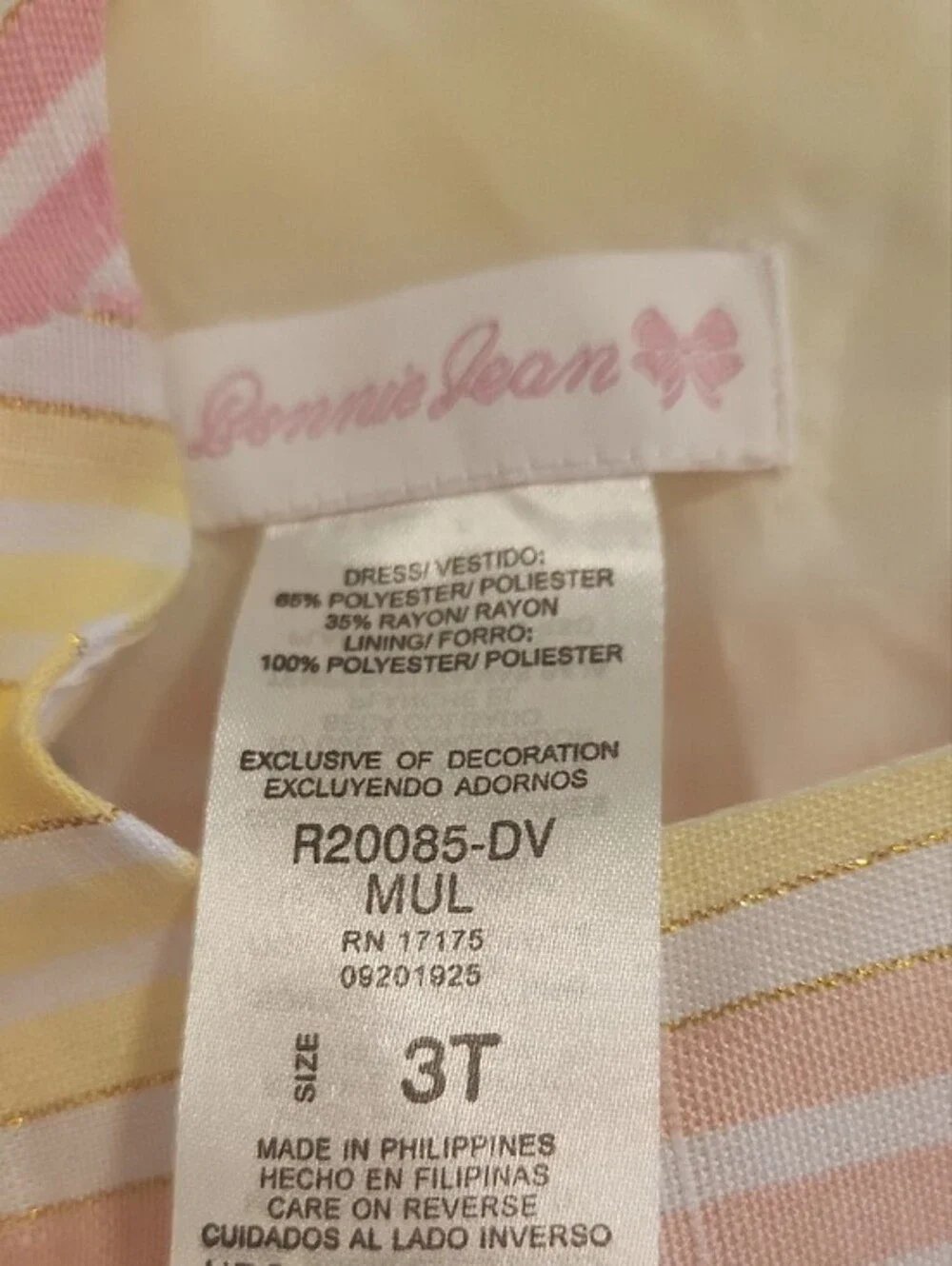 Bonnie Jean Rainbow Dress